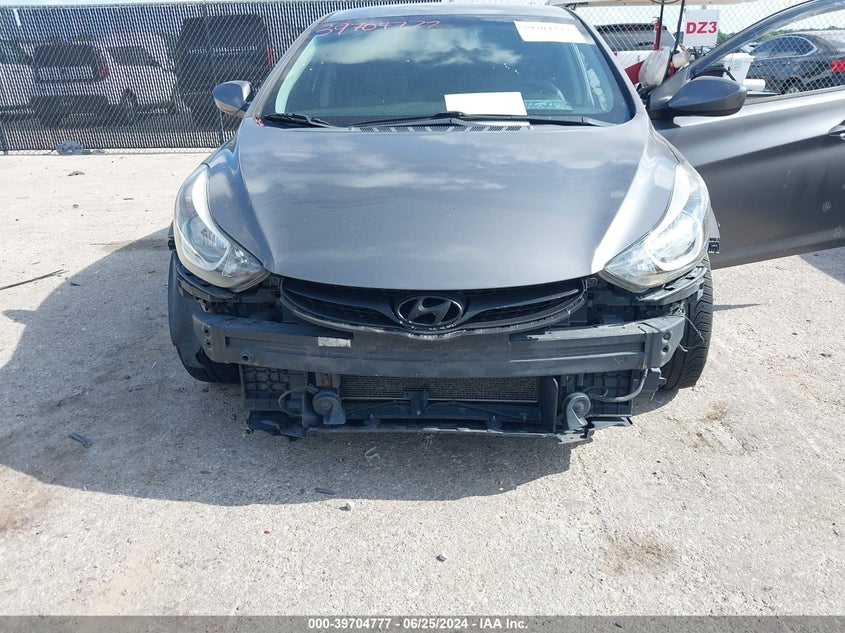 2013 Hyundai Elantra Gls VIN: 5NPDH4AEXDH161881 Lot: 39704777