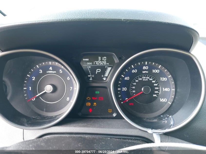 2013 Hyundai Elantra Gls VIN: 5NPDH4AEXDH161881 Lot: 39704777