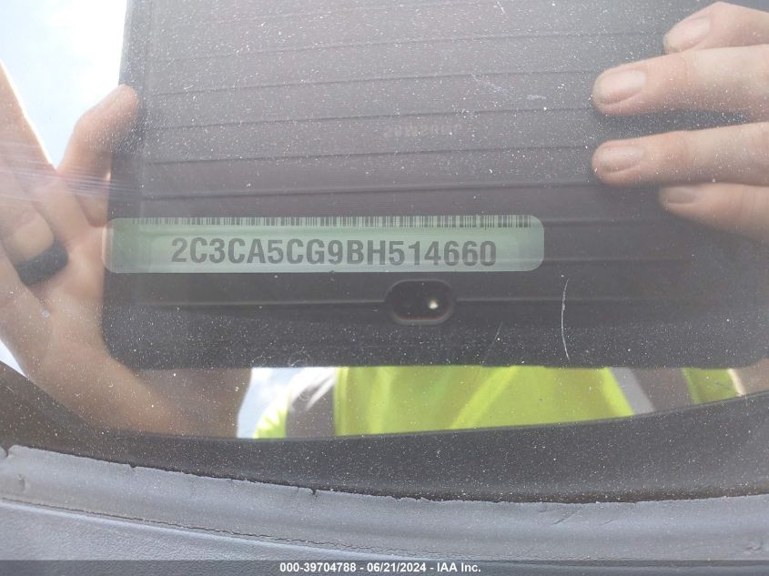 2011 Chrysler 300 Limited VIN: 2C3CA5CG9BH514660 Lot: 39704788