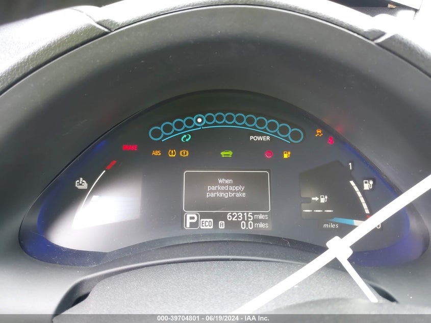 2013 Nissan Leaf S VIN: 1N4AZ0CP7DC420545 Lot: 39704801