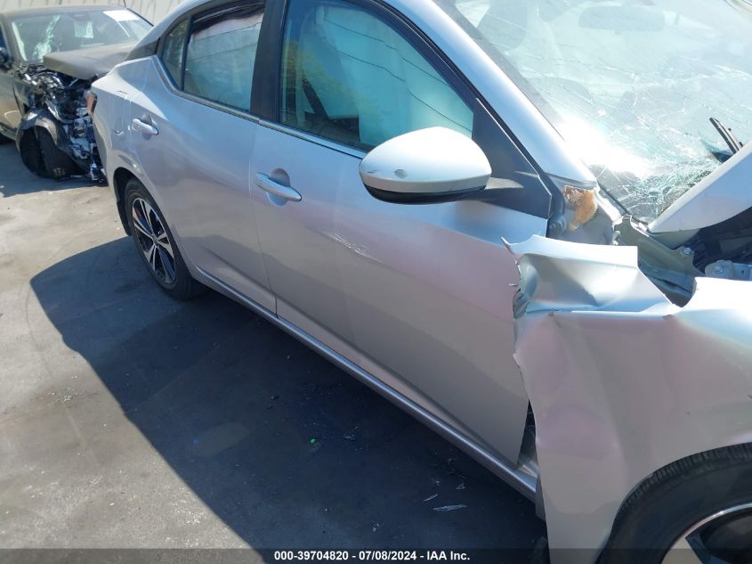 2022 Nissan Sentra Sv Xtronic Cvt VIN: 3N1AB8CV5NY249186 Lot: 39704820