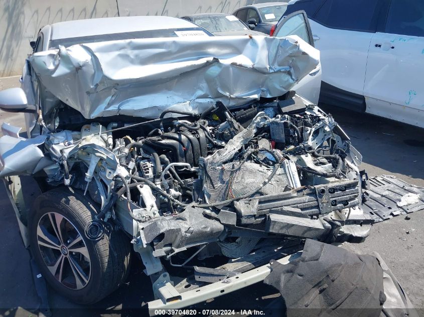 2022 Nissan Sentra Sv Xtronic Cvt VIN: 3N1AB8CV5NY249186 Lot: 39704820