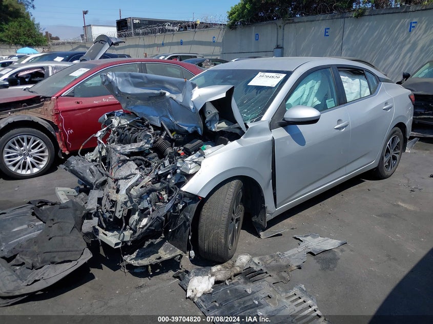 2022 Nissan Sentra Sv Xtronic Cvt VIN: 3N1AB8CV5NY249186 Lot: 39704820