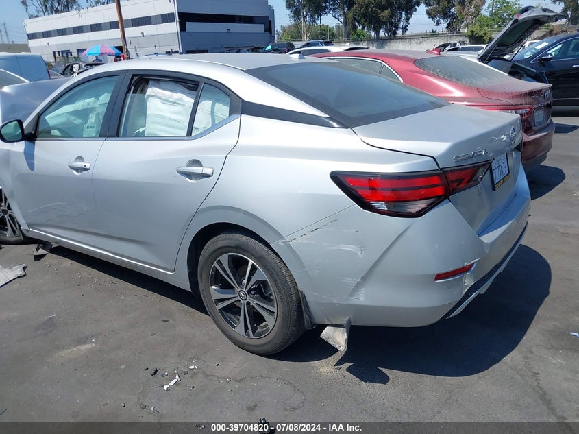 2022 Nissan Sentra Sv Xtronic Cvt VIN: 3N1AB8CV5NY249186 Lot: 39704820