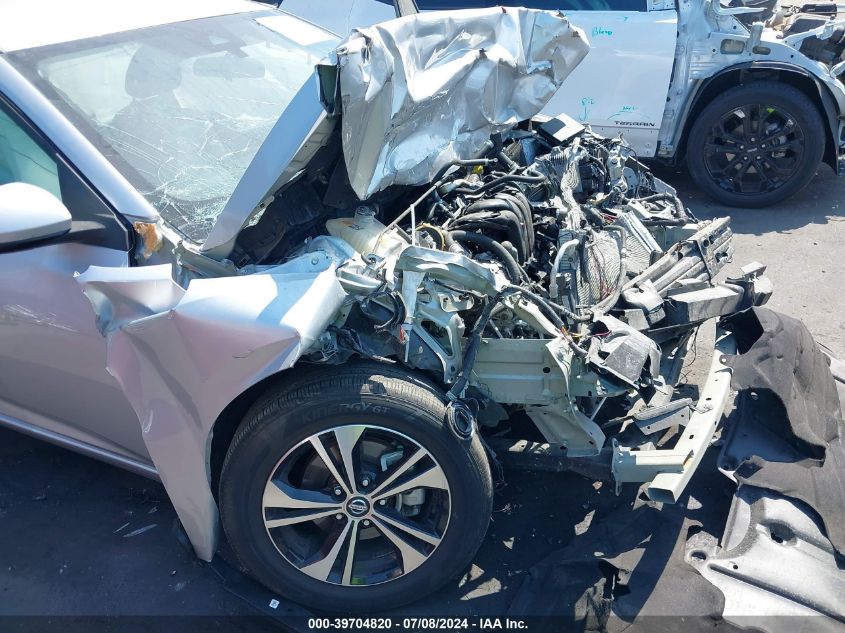 2022 Nissan Sentra Sv Xtronic Cvt VIN: 3N1AB8CV5NY249186 Lot: 39704820