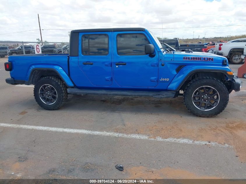 2022 Jeep Gladiator Overland VIN: 1C6HJTFG7NL159990 Lot: 39704824