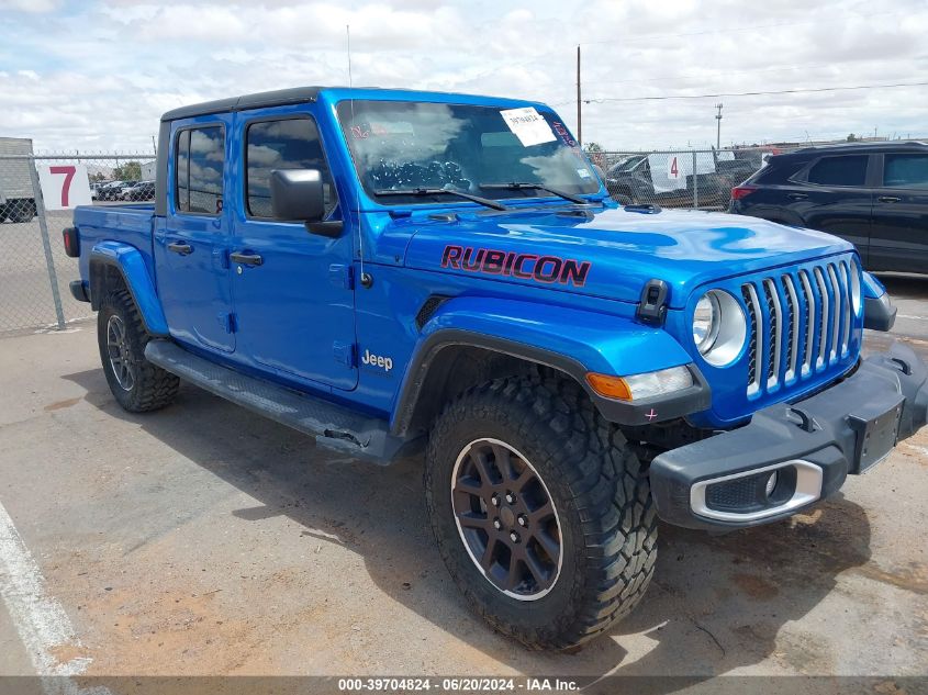 2022 Jeep Gladiator Overland VIN: 1C6HJTFG7NL159990 Lot: 39704824