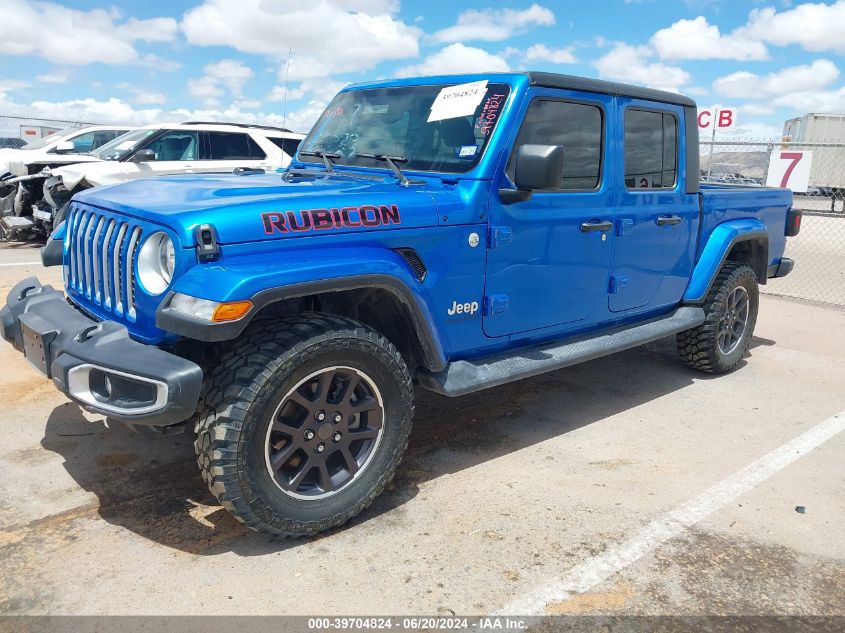 2022 Jeep Gladiator Overland VIN: 1C6HJTFG7NL159990 Lot: 39704824