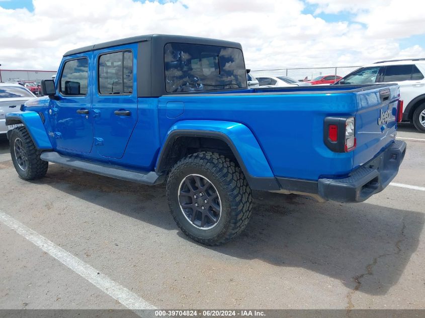 2022 Jeep Gladiator Overland VIN: 1C6HJTFG7NL159990 Lot: 39704824