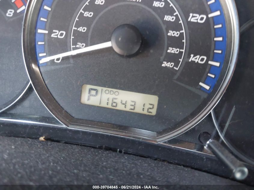 2011 Subaru Forester 2.5X VIN: JF2SHABC7BH716124 Lot: 39704845