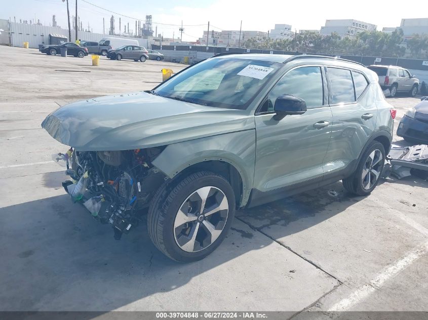 2023 Volvo Xc40 Ultimate VIN: YV4L12UX4P2966974 Lot: 39704848