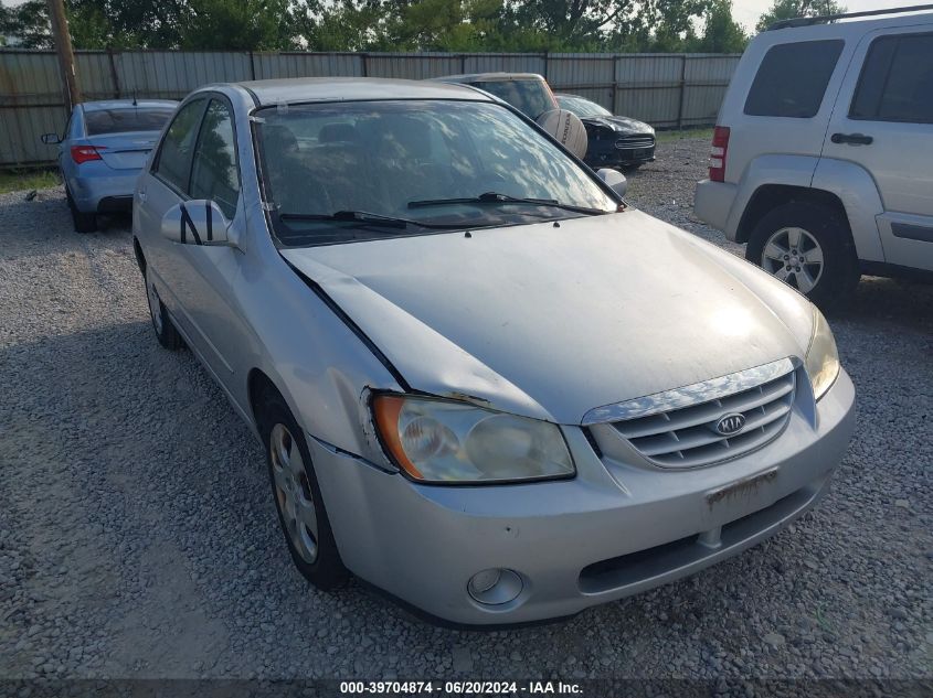 2006 Kia Spectra Ex/Lx/Sx VIN: KNAFE121865367826 Lot: 39704874