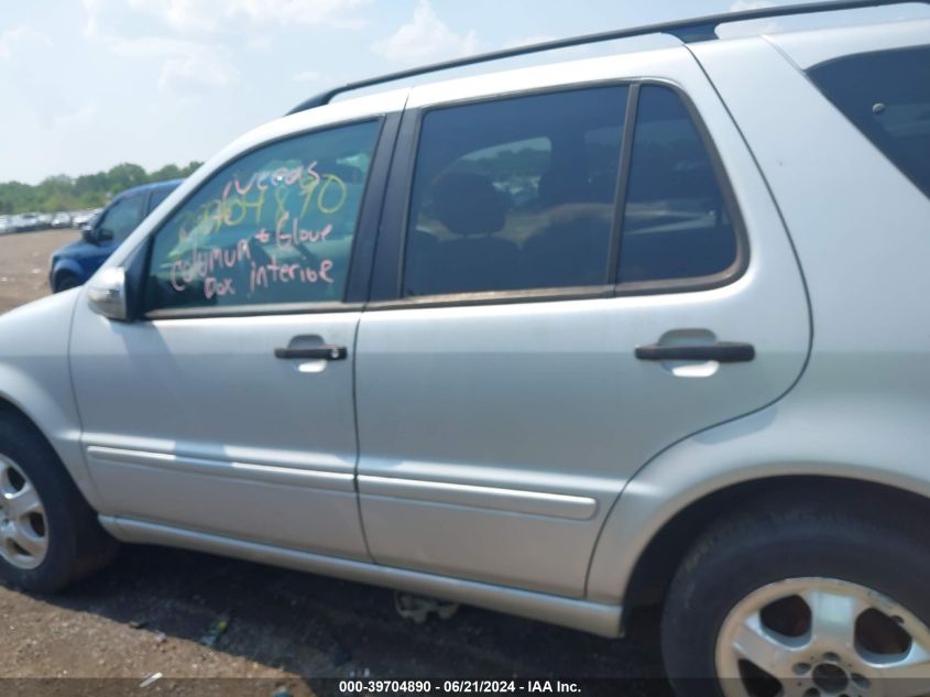 2002 Mercedes-Benz Ml 320 VIN: 4JGAB54E92A318936 Lot: 39704890