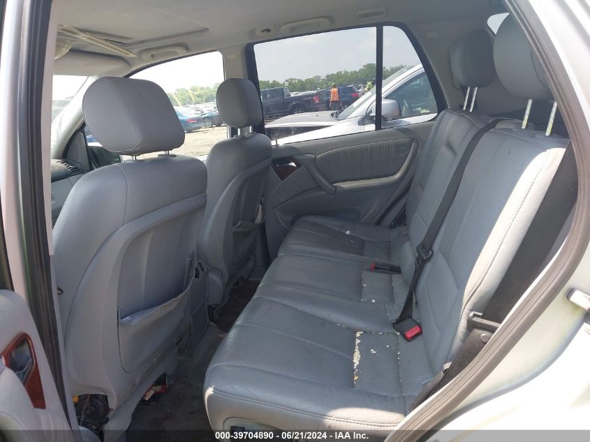 2002 Mercedes-Benz Ml 320 VIN: 4JGAB54E92A318936 Lot: 39704890