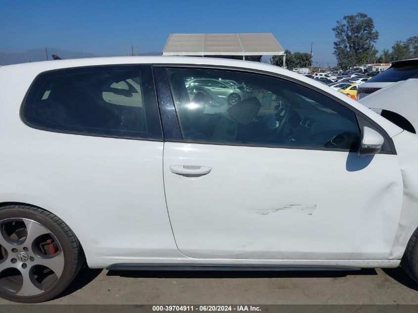 2010 Volkswagen Gti 2-Door VIN: WVWED7AJ0AW413769 Lot: 39704911