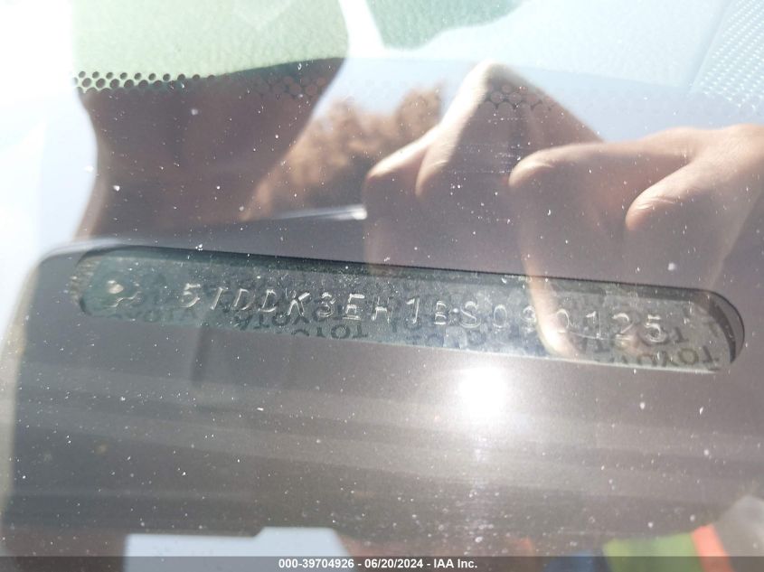 2011 Toyota Highlander Limited VIN: 5TDDK3EH1BS090125 Lot: 39704926