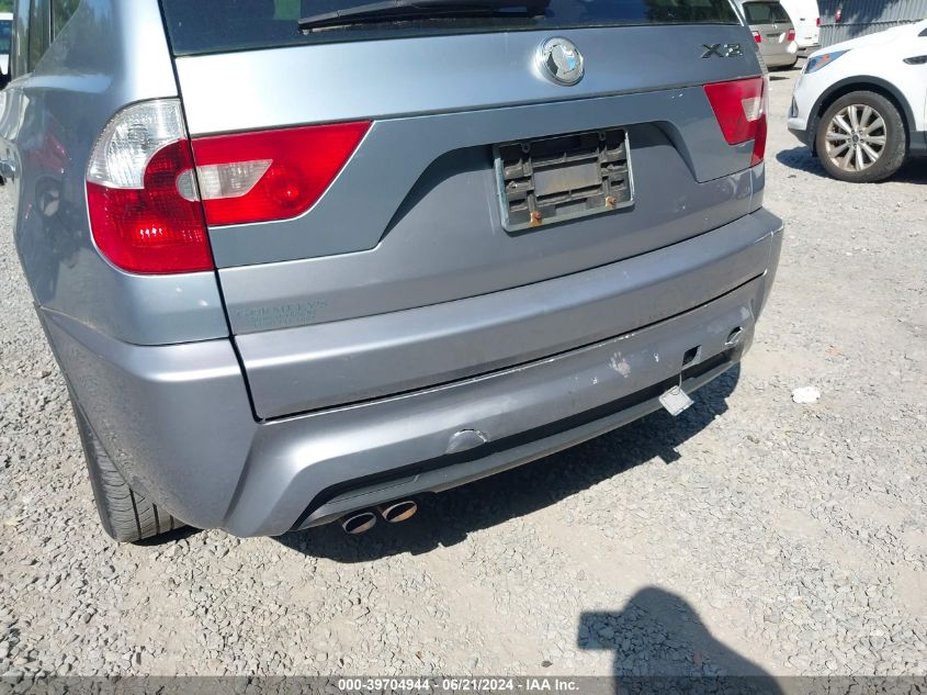 2006 BMW X3 3.0I VIN: WBXPA93406WG82386 Lot: 39704944