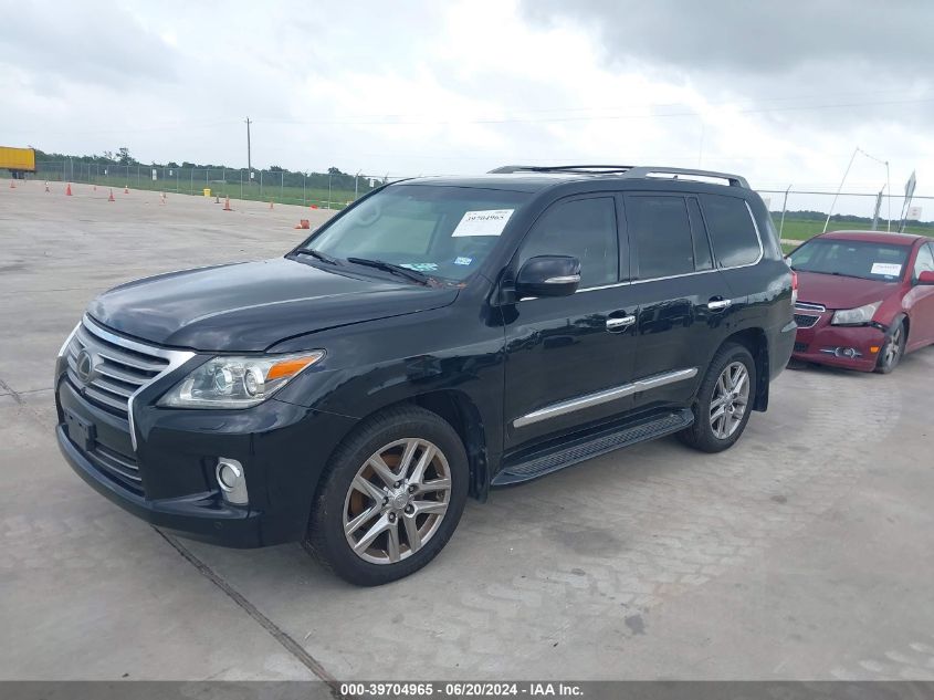 2013 Lexus Lx 570 VIN: JTJHY7AX2D4121267 Lot: 39704965