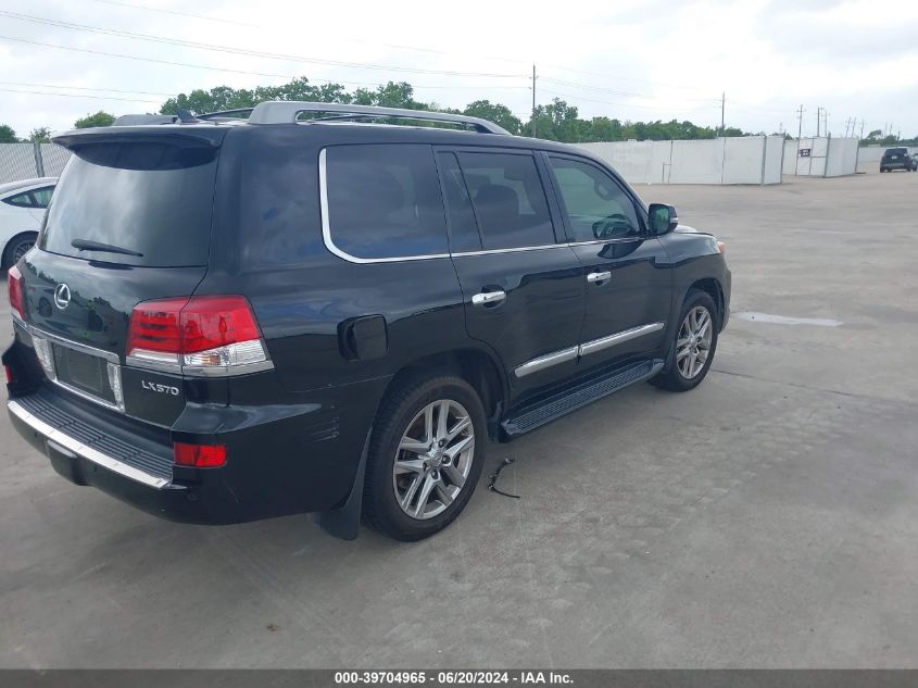 2013 Lexus Lx 570 VIN: JTJHY7AX2D4121267 Lot: 39704965