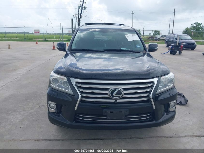 2013 Lexus Lx 570 VIN: JTJHY7AX2D4121267 Lot: 39704965