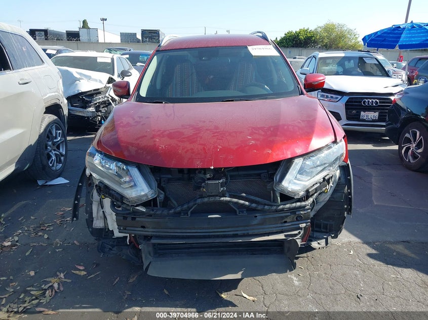 2019 Nissan Rogue Sv VIN: 5N1AT2MT6KC707645 Lot: 39704966
