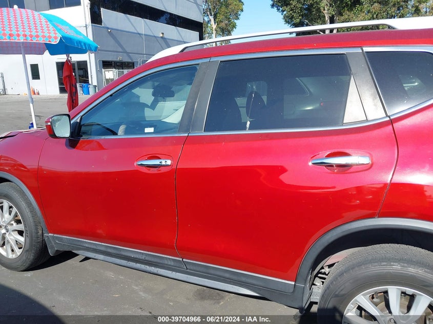 2019 Nissan Rogue Sv VIN: 5N1AT2MT6KC707645 Lot: 39704966