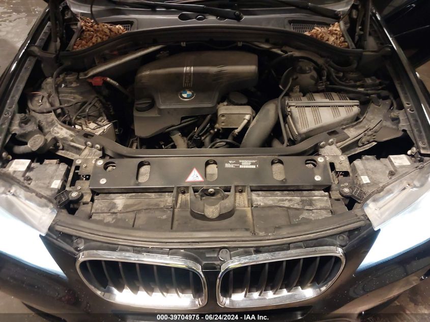 2013 BMW X3 xDrive28I VIN: 5UXWX9C53D0A29761 Lot: 39704975