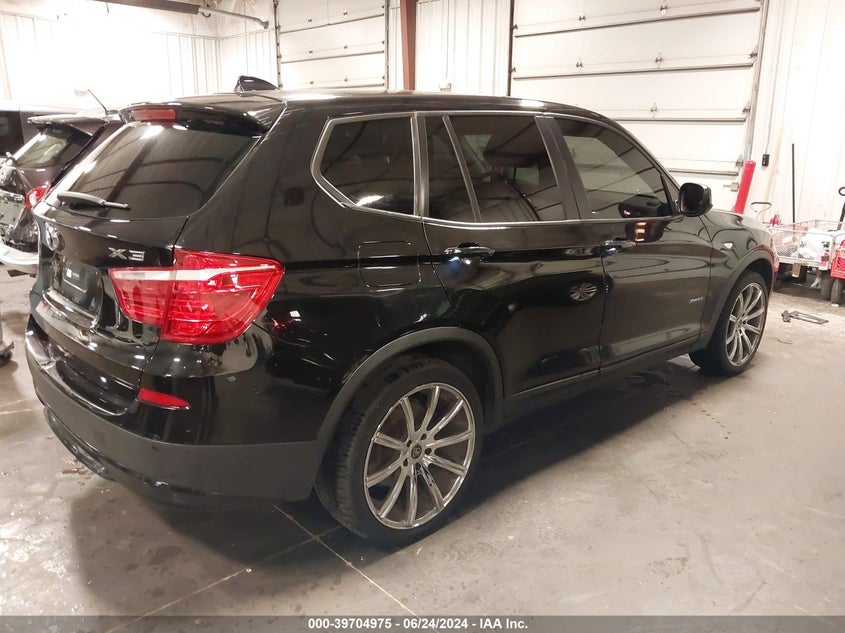 2013 BMW X3 xDrive28I VIN: 5UXWX9C53D0A29761 Lot: 39704975