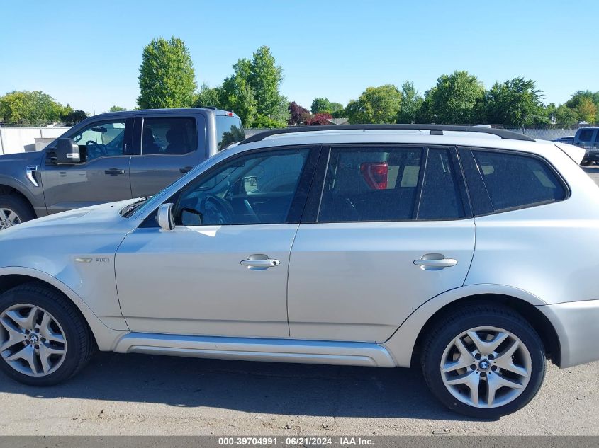 2006 BMW X3 3.0I VIN: WBXPA93426WD32807 Lot: 39704991