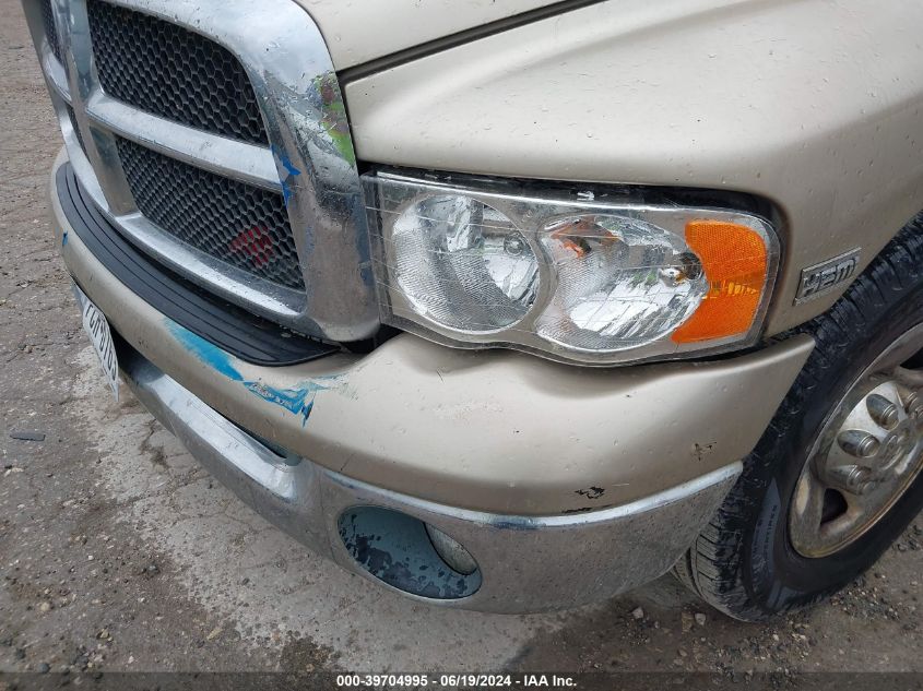 2003 Dodge Ram 2500 Slt/Laramie/St VIN: 3D7KA28D13G709910 Lot: 39704995