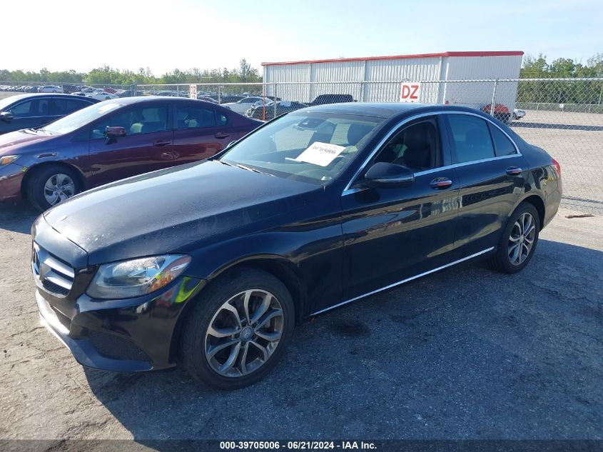 55SWF4KB3GU118522 | 2016 MERCEDES-BENZ C 300