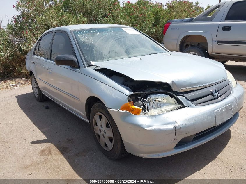 2003 Honda Civic Lx VIN: 2HGES16513H504485 Lot: 39705008