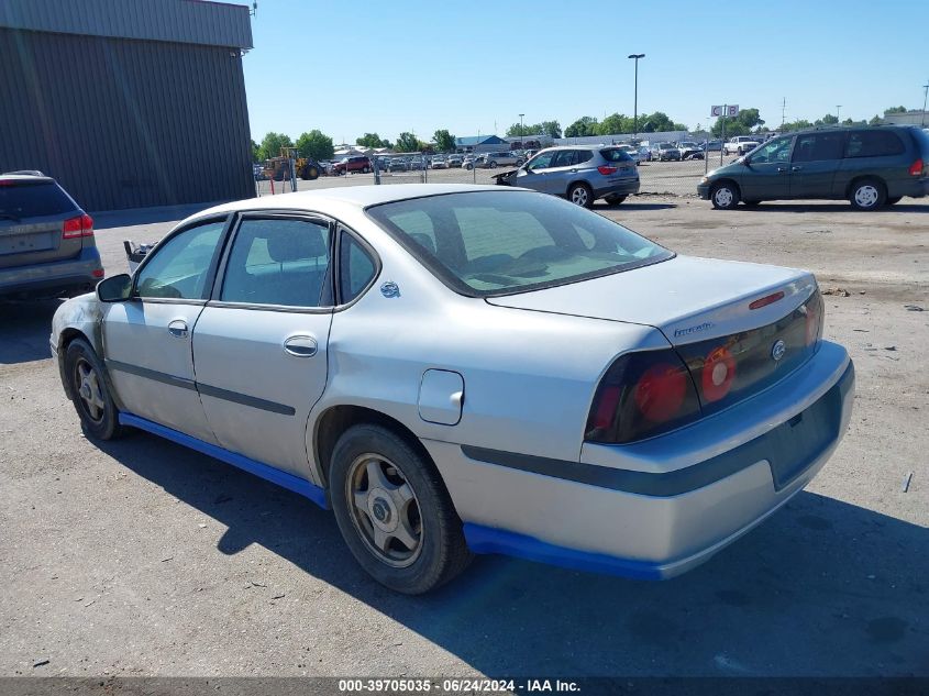 2004 Chevrolet Impala VIN: 2G1WF52K749417253 Lot: 39705035