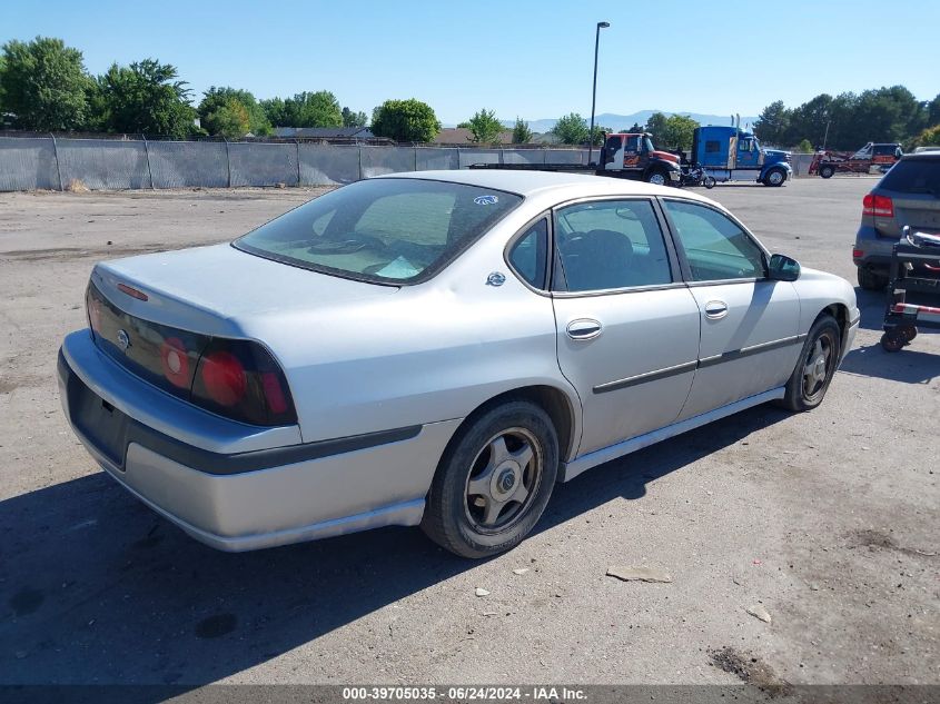 2004 Chevrolet Impala VIN: 2G1WF52K749417253 Lot: 39705035