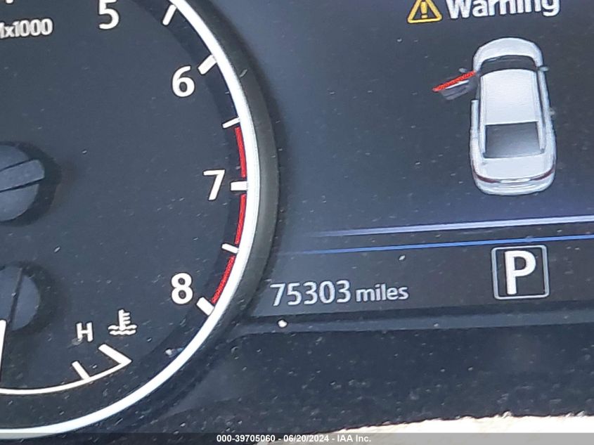 2021 Nissan Maxima Sv VIN: 1N4AA6CV2MC510517 Lot: 39705060