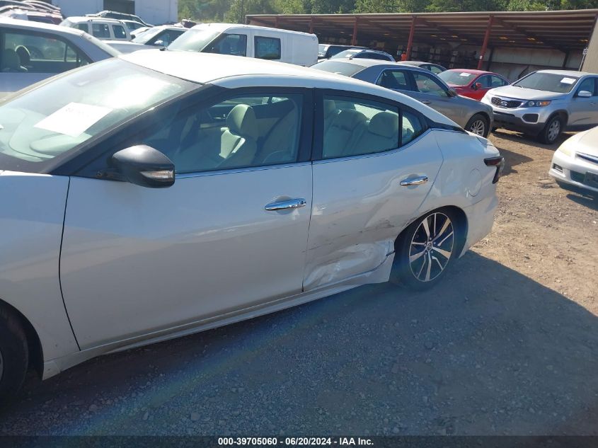 2021 Nissan Maxima Sv VIN: 1N4AA6CV2MC510517 Lot: 39705060