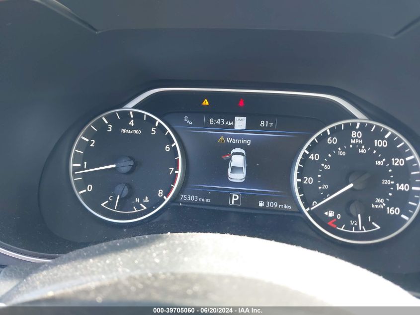 2021 Nissan Maxima Sv VIN: 1N4AA6CV2MC510517 Lot: 39705060