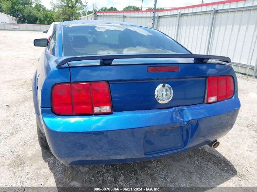 2006 Ford Mustang V6 VIN: 1ZVFT80N765150210 Lot: 39705066