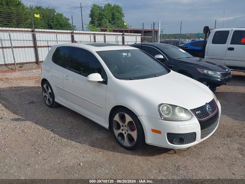 2007 Volkswagen Gti 2-Door VIN: WVWEV71K67W103639 Lot: 39705120