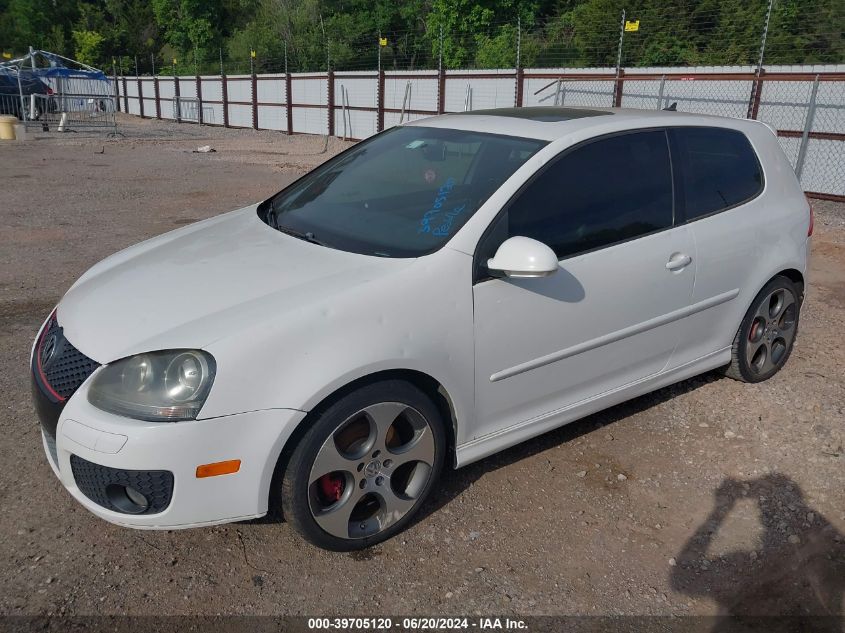 2007 Volkswagen Gti 2-Door VIN: WVWEV71K67W103639 Lot: 39705120