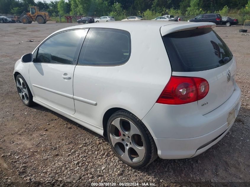 2007 Volkswagen Gti 2-Door VIN: WVWEV71K67W103639 Lot: 39705120