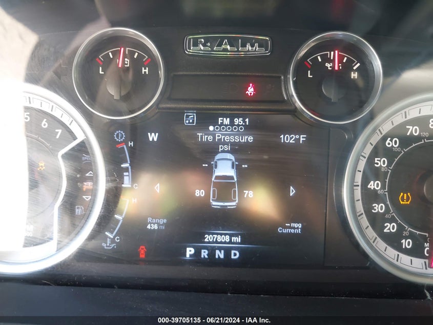 2015 Ram 1500 Slt VIN: 3C6RR7LT9FG597382 Lot: 39705135