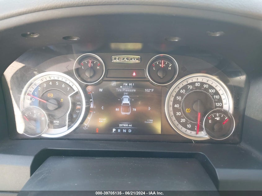 2015 Ram 1500 Slt VIN: 3C6RR7LT9FG597382 Lot: 39705135