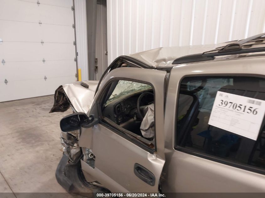 2002 Chevrolet Tahoe Ls VIN: 1GNEK13Z42J138001 Lot: 39705156