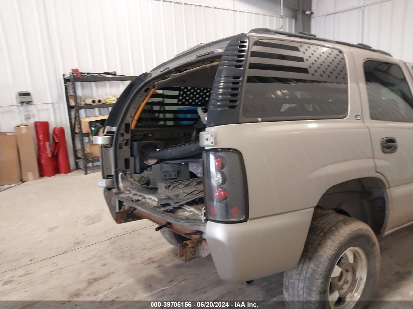 2002 Chevrolet Tahoe Ls VIN: 1GNEK13Z42J138001 Lot: 39705156