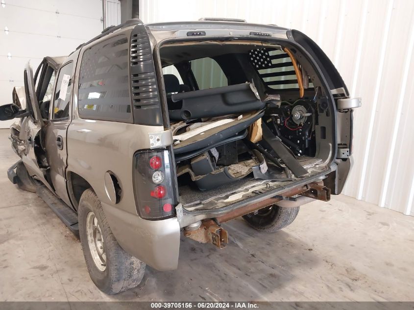 2002 Chevrolet Tahoe Ls VIN: 1GNEK13Z42J138001 Lot: 39705156