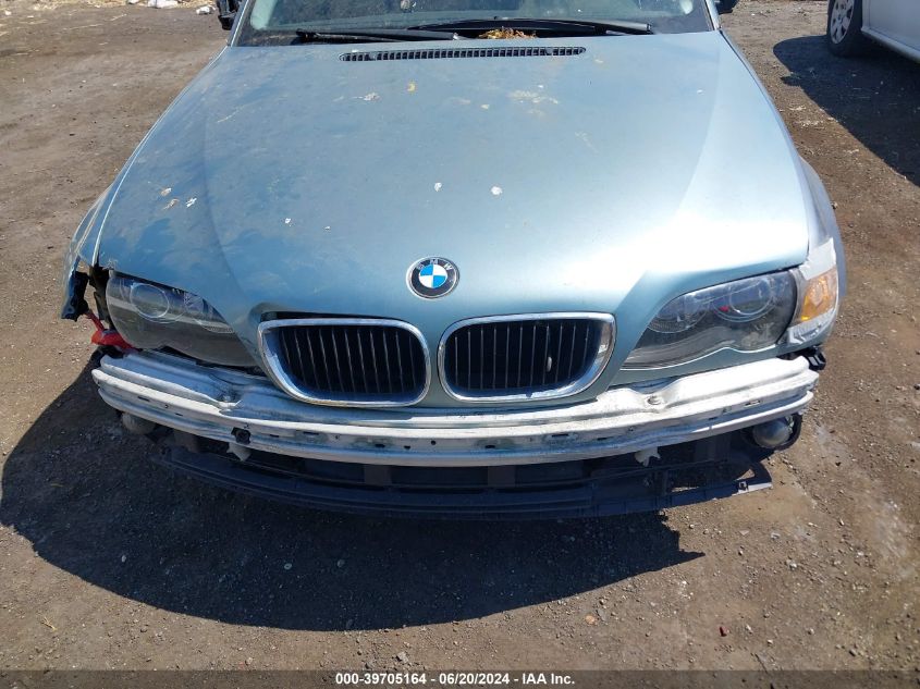 2002 BMW 325I VIN: WBAET37432NH01659 Lot: 39705164