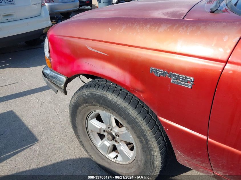 1998 Ford Ranger Splash/Xl/Xlt VIN: 1FTYR10U3WPA43426 Lot: 39705174