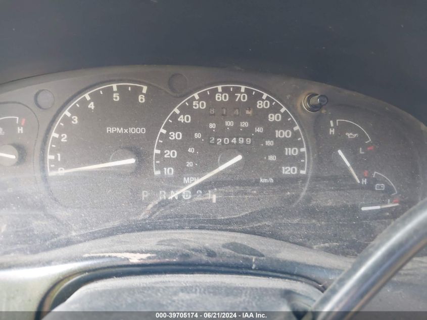 1998 Ford Ranger Splash/Xl/Xlt VIN: 1FTYR10U3WPA43426 Lot: 39705174