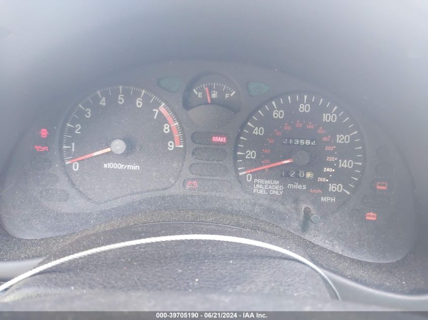 1993 Dodge Stealth R/T VIN: JB3BM64J7PY001842 Lot: 39705190